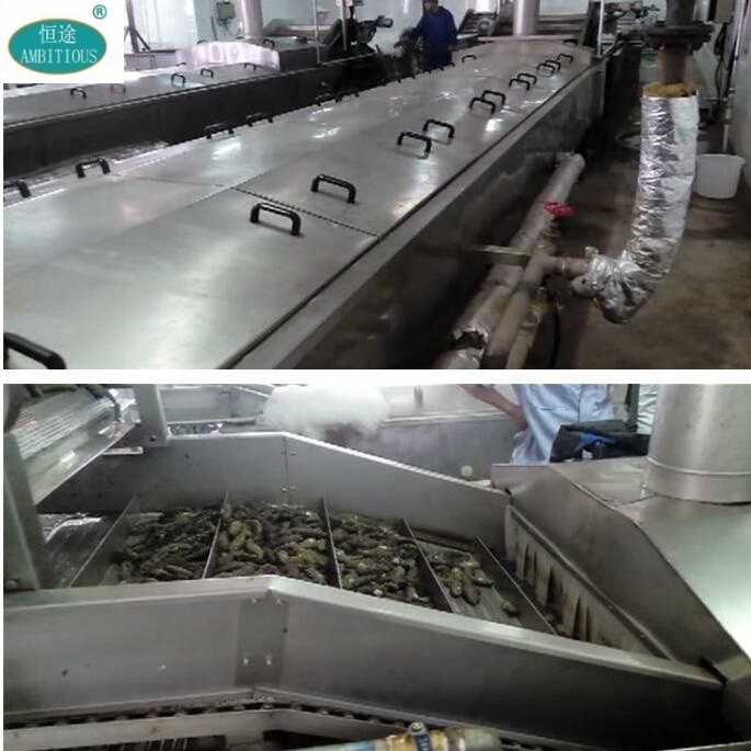 500~1000kg/hr Automatic IQF Frozen Sea Cucumber Making Machine Processing Production Line Industrial use