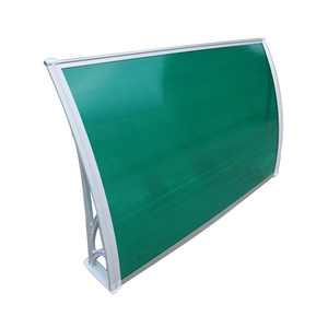 PC Canopy . Polycarbonate Window awing.UV plastic PC rain shelter Bracket .size 600mm to 1500mm.