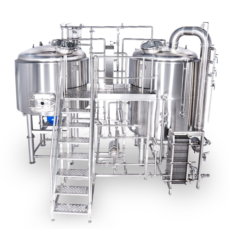 1800L 15BBL complete direct fire heating two vessel brew house buy microbrewery beer brewing equipment