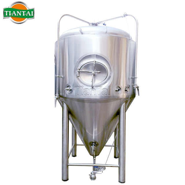 1000L glycol jacket cooling fermentation equipment beer conical beverage fermenter tank