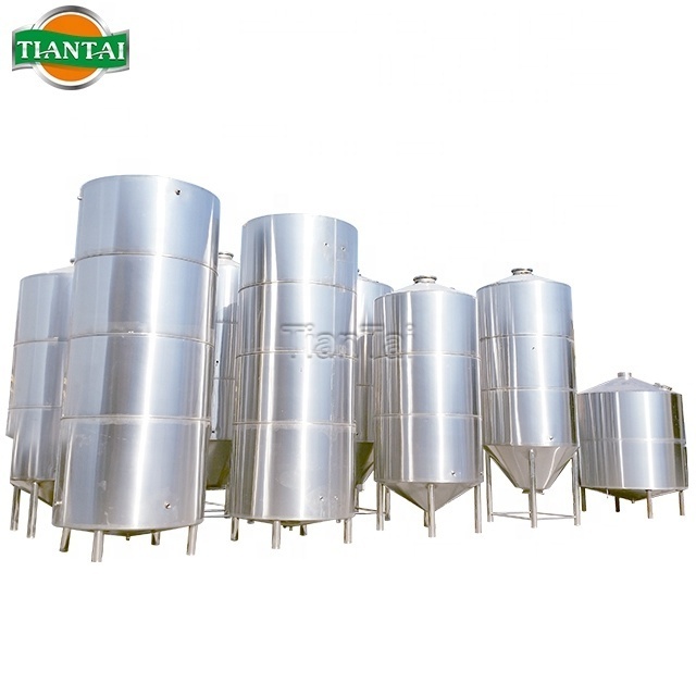 TIANTAI 25000L SUS304 pressure tank glycol cooling jacket side manway brite beer tank microbrewery brewing equipment for sale