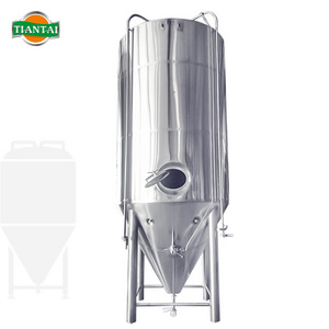 15bbl 500 gallon Stainless steel conical jacketed beer fermenter with side manhole