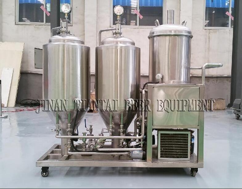 50L Skid All In One Stainless Steel Home Beer Making Machine