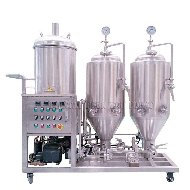 50L Skid All In One Stainless Steel Home Beer Making Machine