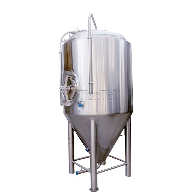 300L 800L1200L 2400L 3500L 5000L Conical Beer Fermentation Tank Bright Beer Tank Brewery Equipment 304 Stainless Steel Fermenter