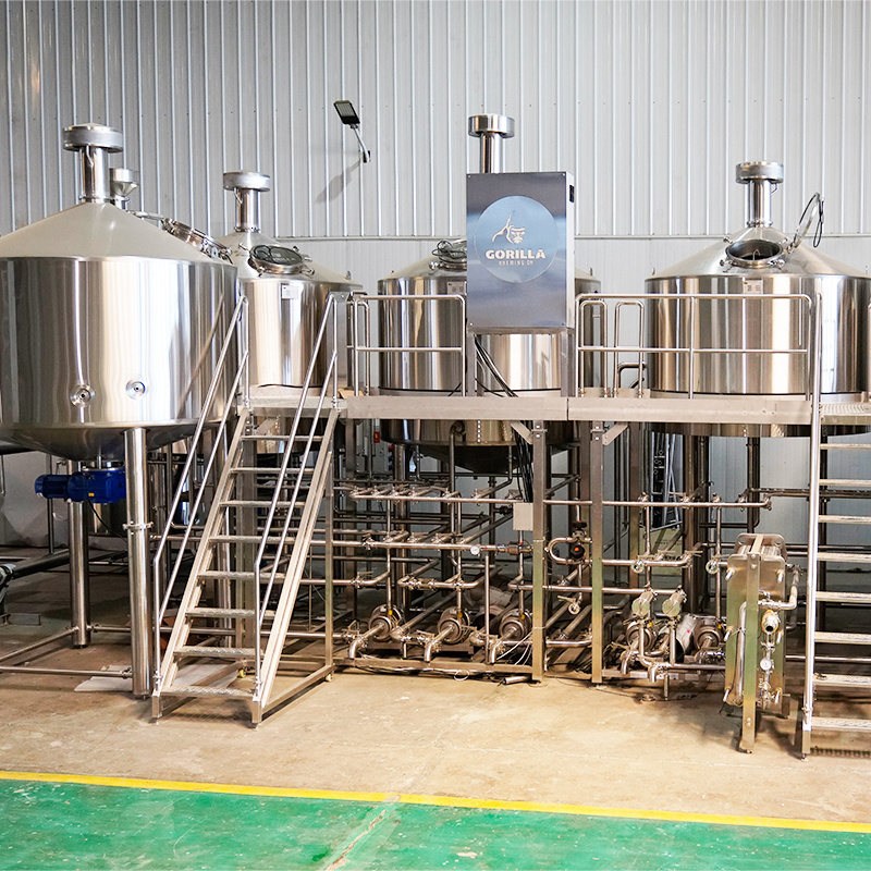 3500L Commercial Brewery Equipment Large Size Beer Production Line Turnkey Solutions Industrial Brewing Project