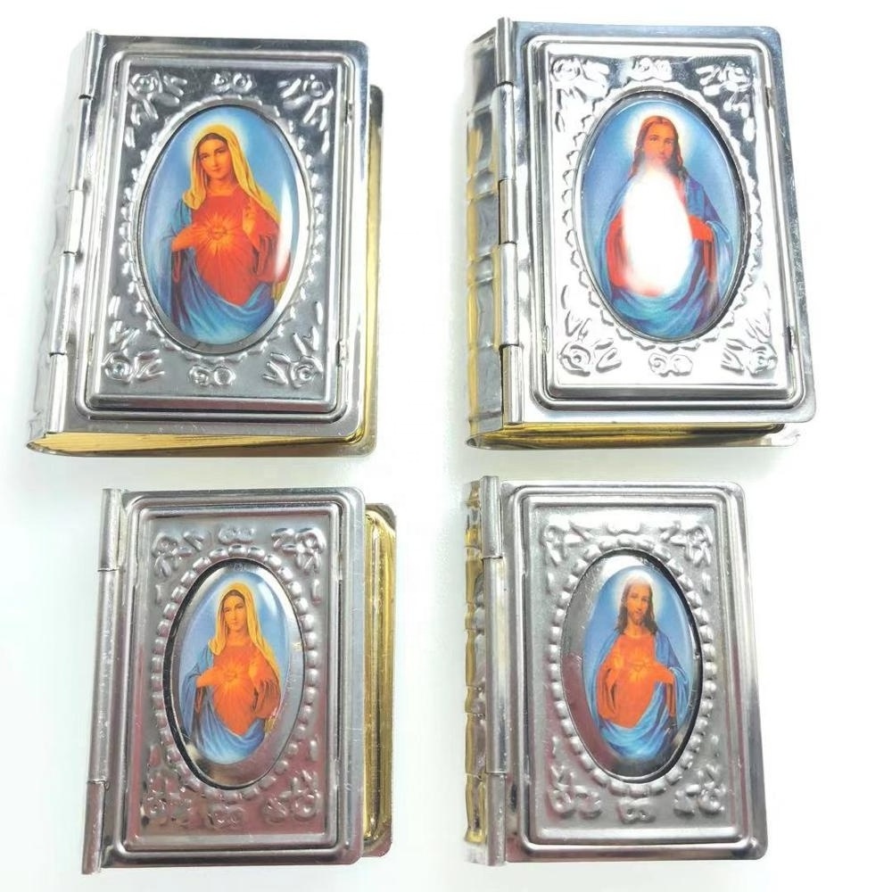 mini stainless steel iron box gift rosary box for 4mm and 6mm bead rosary