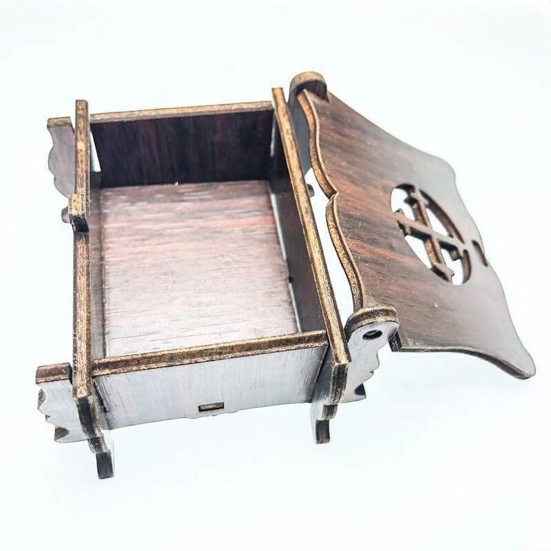 First Communion Gift wood rosary box, wooden boxes with orthodox token for JERUSALEM OLIVE WOOD ROSARY