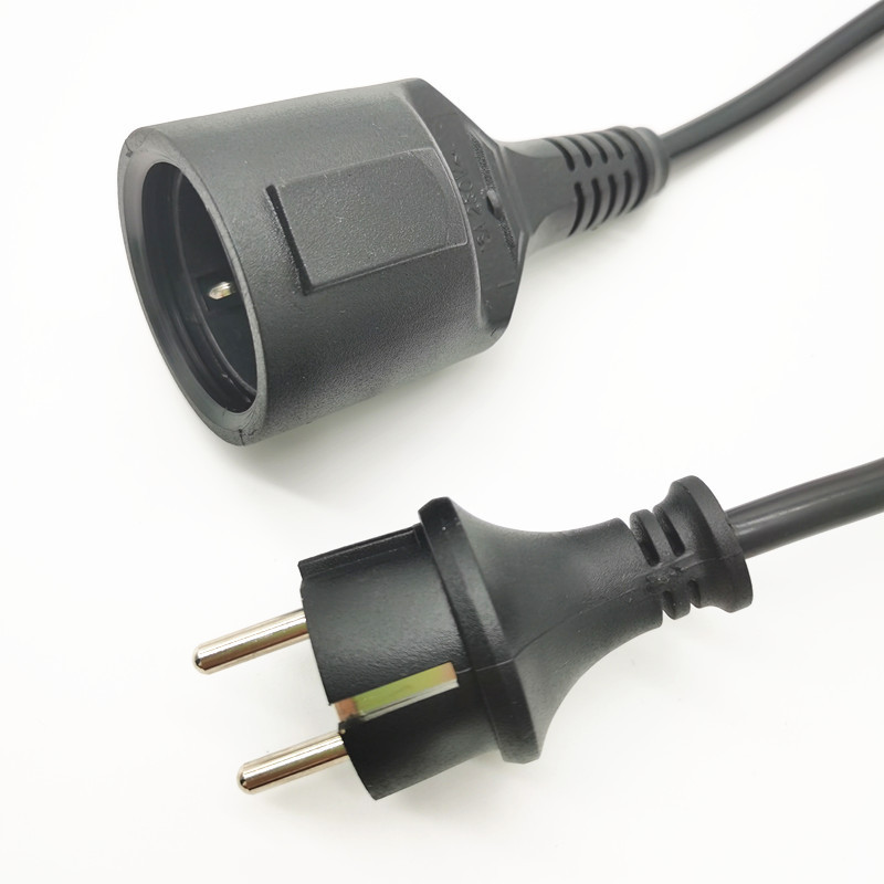 1.8m Schuko Power Cable VDE Power Electric Cable Outdoor Cord Connector Approval EU Euro Plug 3 Pin Home Appliance 300V