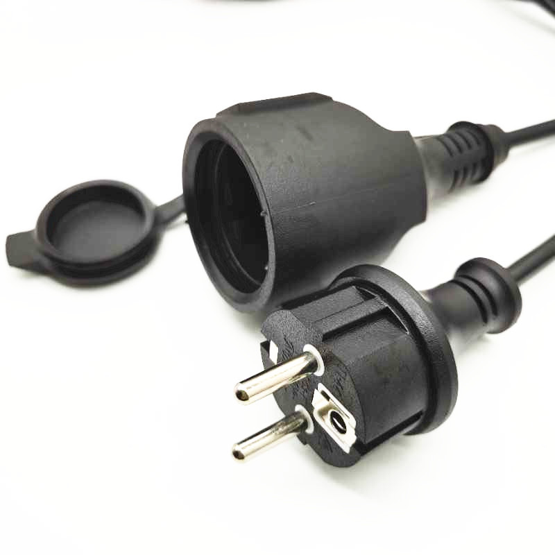 1.8m Schuko Power Cable VDE Power Electric Cable Outdoor Cord Connector Approval EU Euro Plug 3 Pin Home Appliance 300V