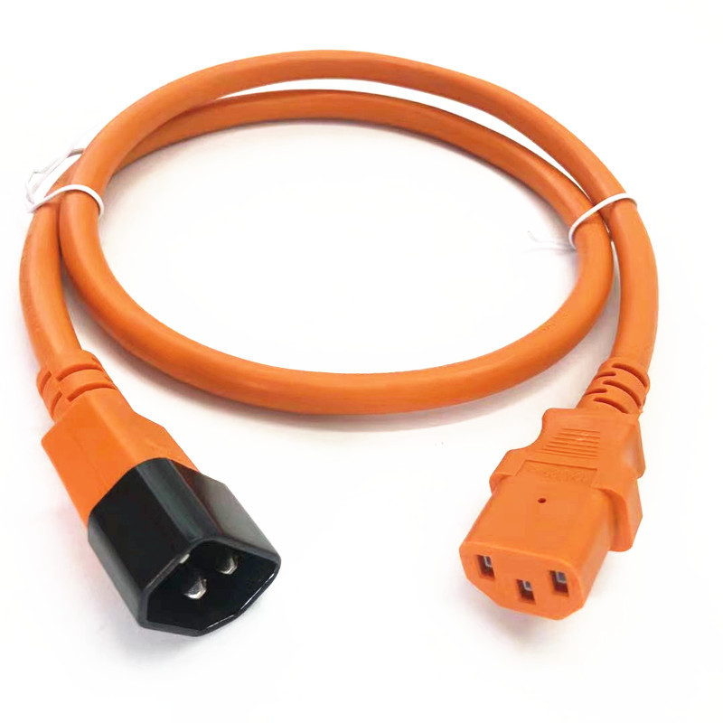 C13 to C14  C19 to C20 Power Cord AC Wire Extension Cable 3 Pin Electric Plug