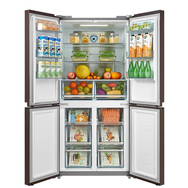 Energy Saving Gray Refrigerators French Door Freezer with Ice/Water Dispenser