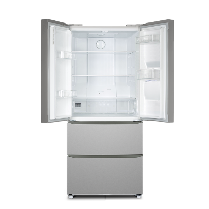 French door refrigerator 400l/14.5cuft Multi-flow cooling system fridges inverter refrigerators