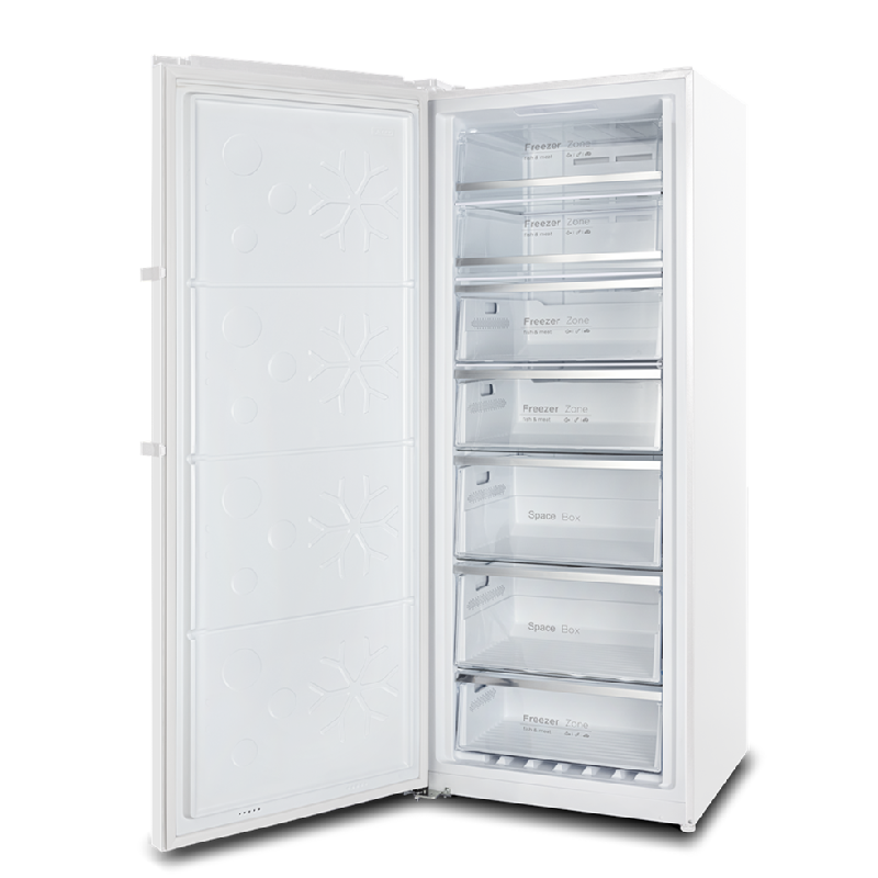 200L Best selling big capacity freezers upright vertical design freezers with led display option