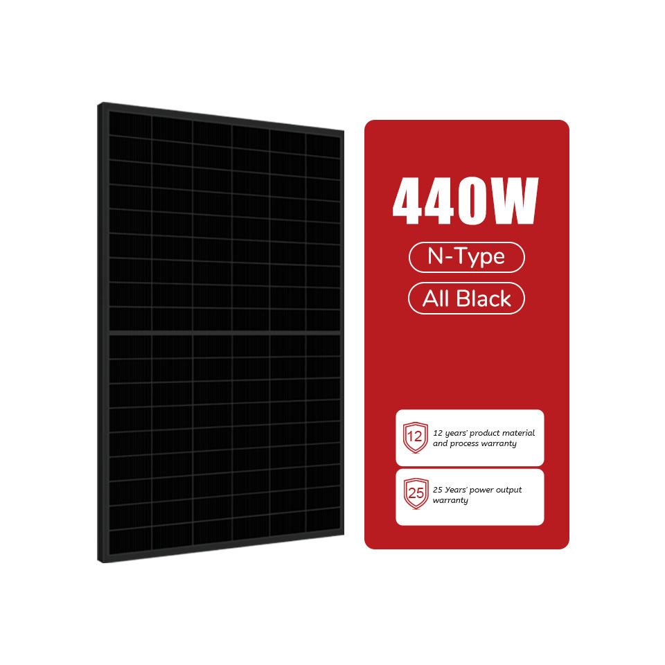 Green Energy N-Type Solar Panel Longi All Black XTL-B108 410W 430W 440W N Type Solar Panel