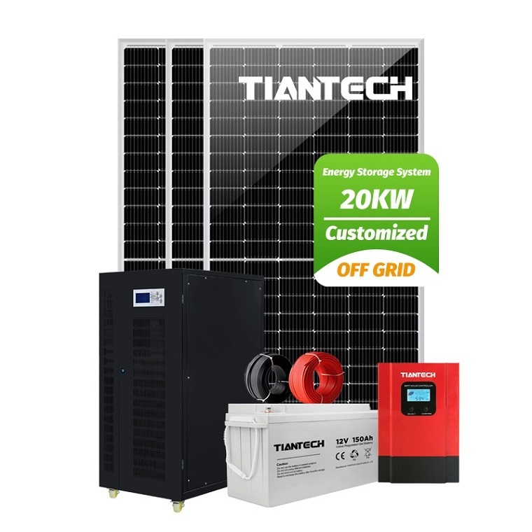 Factory Sale Solar Kit 10kwatt 15kwatt 20kwatt Off Grid Complete Home Solar Kit