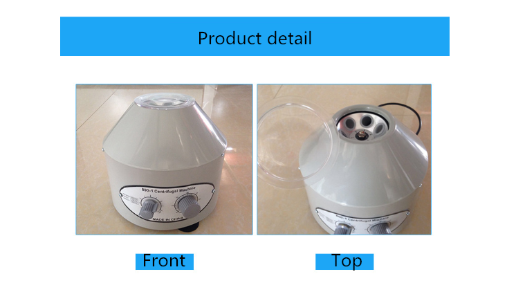 220V  Lab Centrifuge 4000RPM 6x20ml Tubes Timer