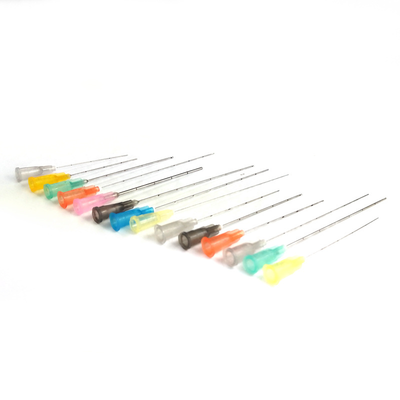 14g 16g 17g 18g 21g 22g 23g 25g 27g 29g 30g 38mm 50mm 70mm 100mm  blunt tip micro cannula