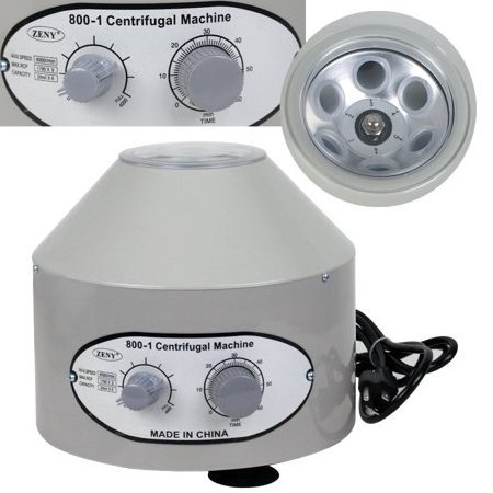 220V  Lab Centrifuge 4000RPM 6x20ml Tubes Timer