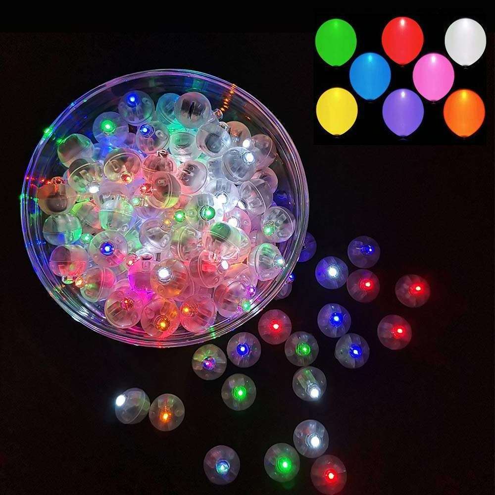 LED Balloon Light Round Mini Balls Led Light Halloween Eggs Paper Lantern Balloon Christmas Birthday Wedding Decors