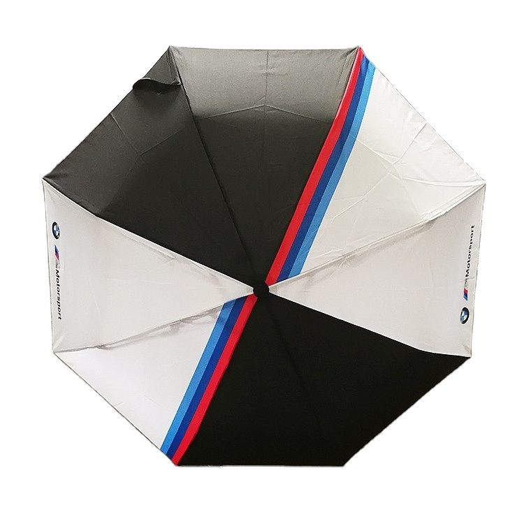 Auto open and close BW motorsport high end racing car three fold umbrella car umbrella