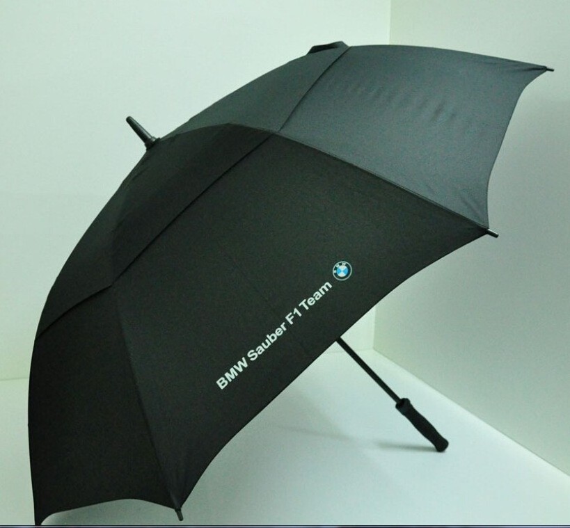 Factory Direct High Quality Light Grey 16k Mobile Phone Uv Protection Double Golf Umbrella