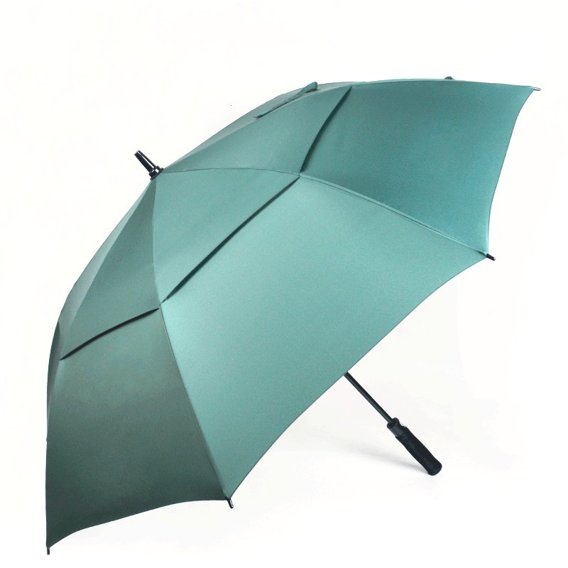 Factory Direct High Quality Light Grey 16k Mobile Phone Uv Protection Double Golf Umbrella