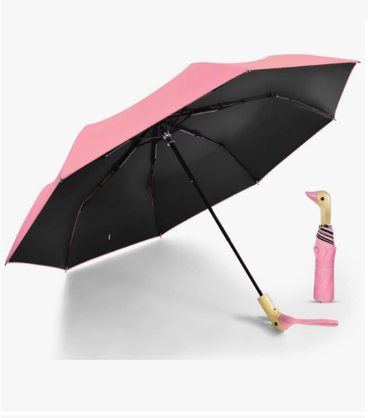 Three-fold manual duck head umbrella Travel windproof umbrella For Gift With Logo