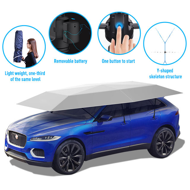 Portable electric automatic folding Car sun Umbrella Shade