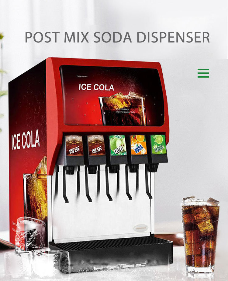 Hot new products Carbonated drinks post mix soda dispenser for BIB syrup