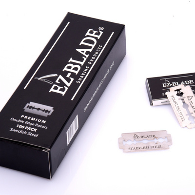 Double edge razor blades shaving box package set