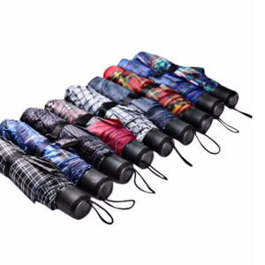 Wholesale High Quality Promotional cheap disposable folding 21inches 8 Ribs umbrella with logo prints