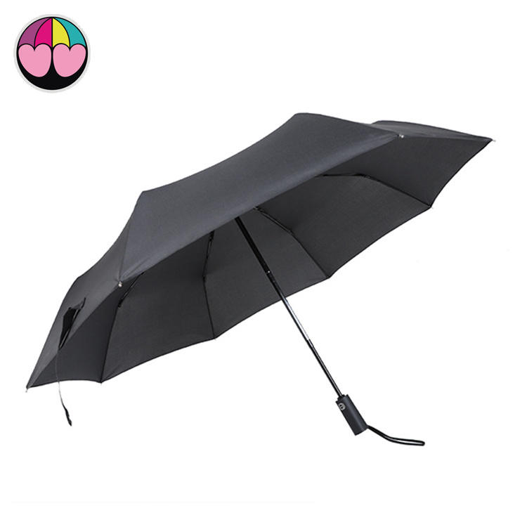 Full-automatic large foldable umbrellas with logo prints outdoor folding umbrella simple waterproof travel