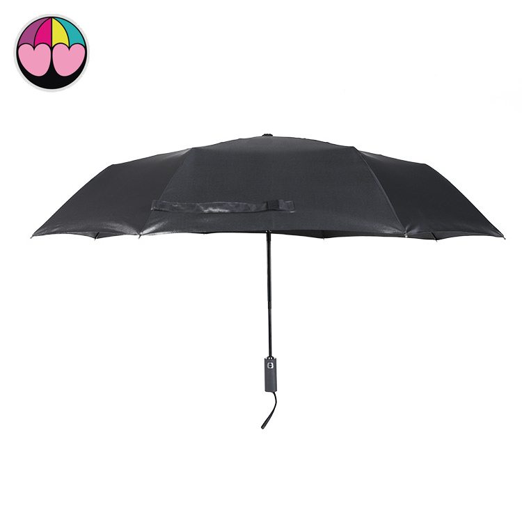 Full-automatic large foldable umbrellas with logo prints outdoor folding umbrella simple waterproof travel