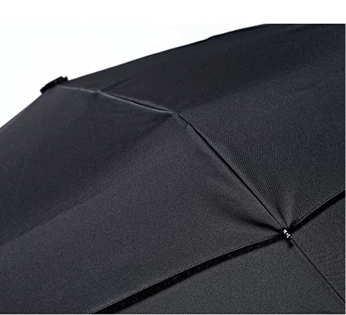 luxury umbrella for man Compact Double Layer Vented Windproof Automatic Easy Touch Foldable Travel umbrella custom