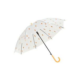 New design chinese umbrella automatic white tree EVA straight umbrella