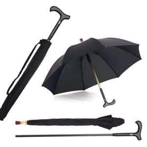 High Quality Male Non-slip Walking Stick Male Windproof Long Handle Rain Gear Men Creative Cane Climbing Umbrella