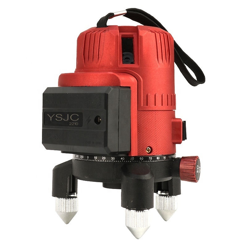 High Accuracy Rotating 360 Self-Leveling Nivel Lazer 5 Lines 3D Green Beam Laser Level