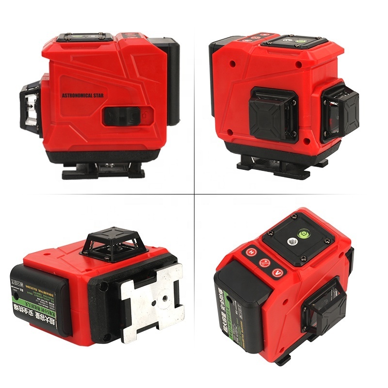 Self Leveling Laser Level 360 16 Lines Cross Line Laser 4X360 Degree Red Laser Leveler Tool