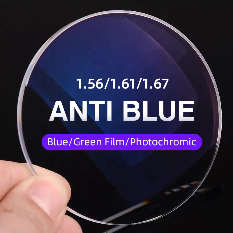 Quick Shipping 1.56 Progressive Blue Cut UC HC   SF Semi Finished Optical Lens Blanks Reading Glasses eyeglasses lenses