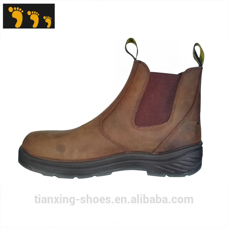 Hot Selling Industrial Breathable Men Working Slip on boot Steel Toe Lightweight  safety shoe