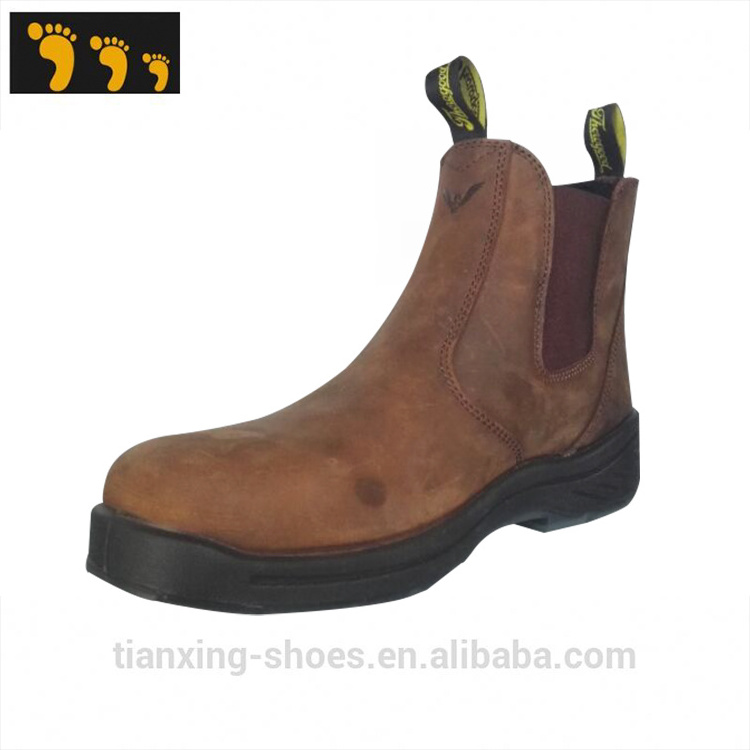 Hot Selling Industrial Breathable Men Working Slip on boot Steel Toe Lightweight  safety shoe