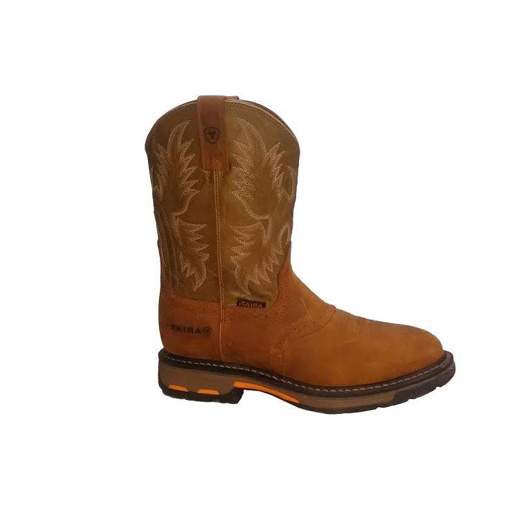 Factory price  heavy duty slip on wellington work cowboy work boots