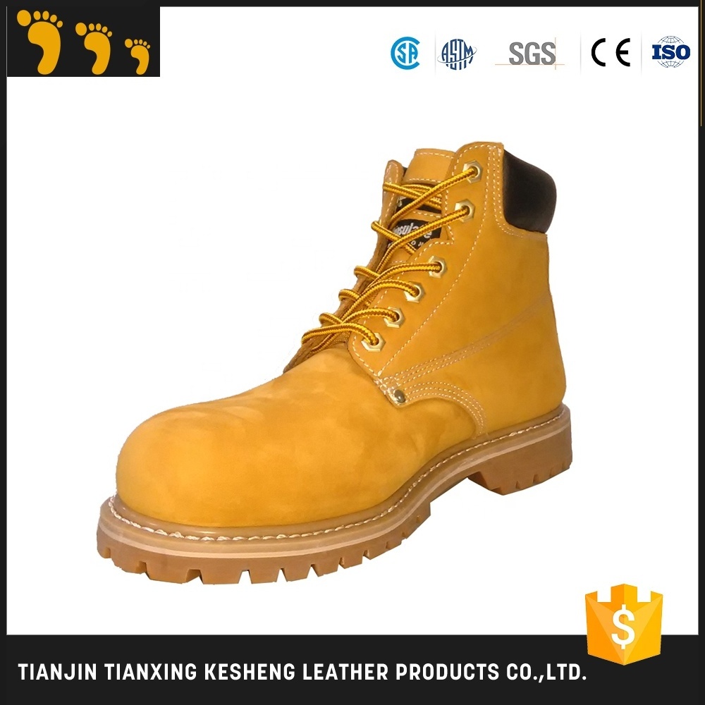 OEM Waterproof Industrial Steel Toe Men Work Brand Welding Construction Chukka Boots Safety Shoes