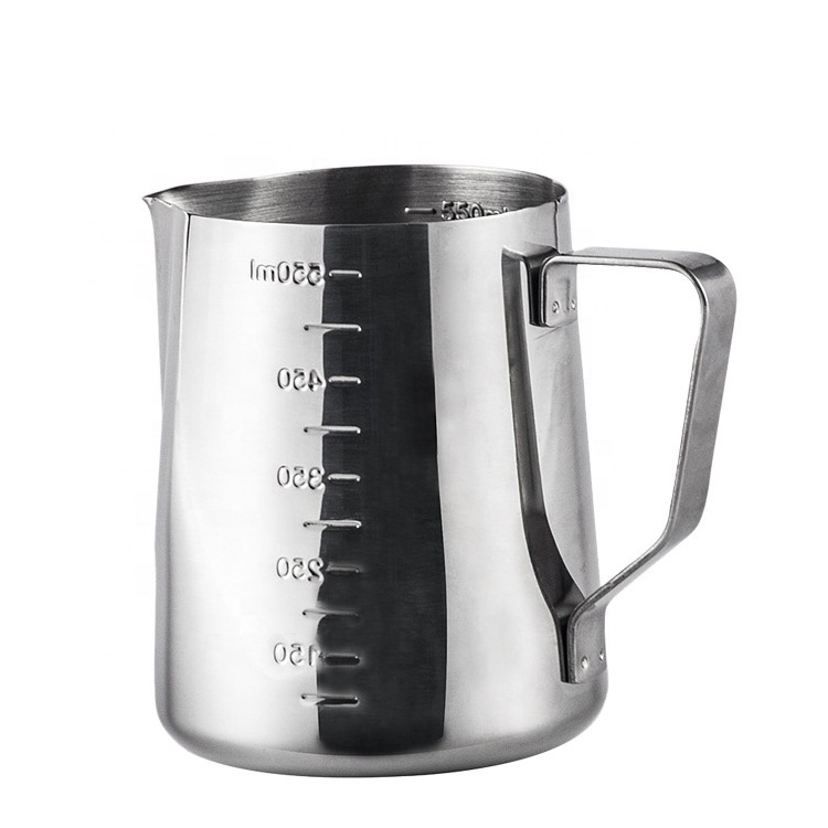 Factory Direct Stainless Steel Thicken Rust Proof Stainless Steel Milk Frother Jug Latte Maker Milk Frothing Pitcher