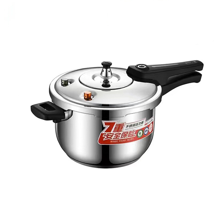 High Quality Kitchenware Stainless Steel 304 Gas And Induction Pressure Cooker High Industrial Pressure Pot For Restaurant