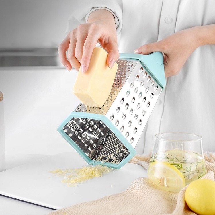 Hot Selling Kitchen Accessories Stainless Steel Multi-faceted Kitchen Tools Fruit Slicer Vegetable Cutter Cheese Grater