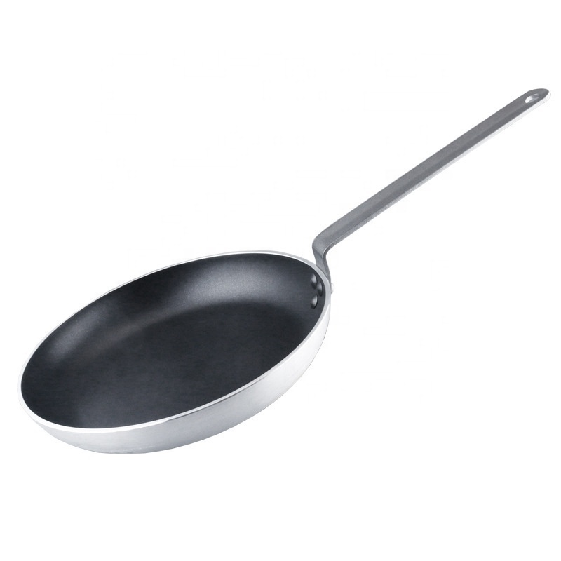 Wholesale Commercial Cooking Pan 20-40cm Nonstick Chef's Pan 4-5mm Aluminum Non Stick Sauce Frying Pan