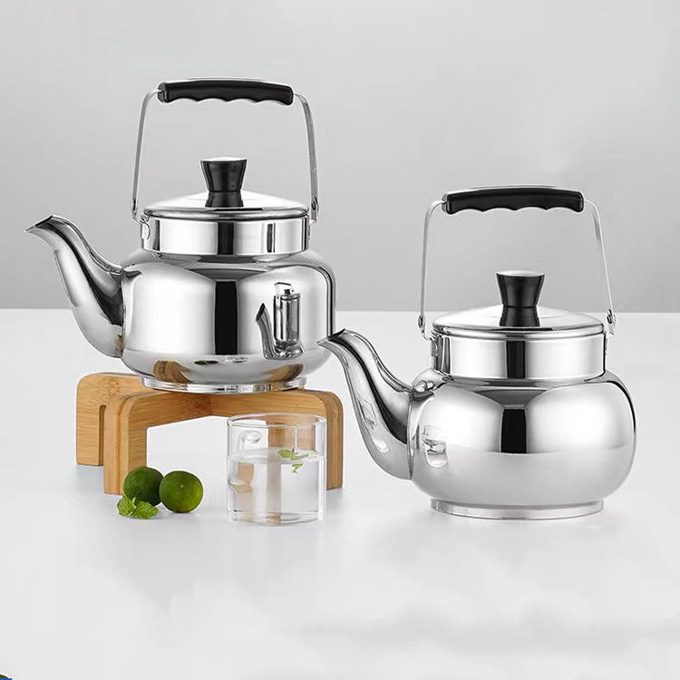 Hot Sale Water Milk Warmer Boiling Teapot Large Stainless Steel Whistling Water Kettle Stovetop Tea Kettle for Home Restaurant