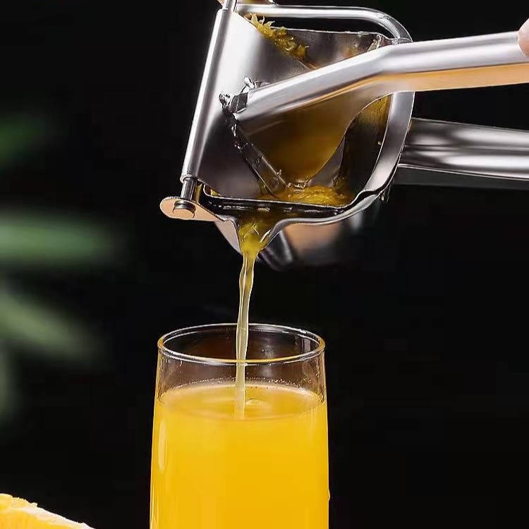 Kitchen Tool Manual Fruit Juicer Press Lemon Orange Squeezer Manual Citrus Stainless Steel Hand Pressure Juicer